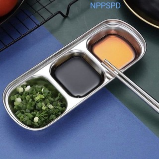 Khay inox 3 ngăn tiện lợi