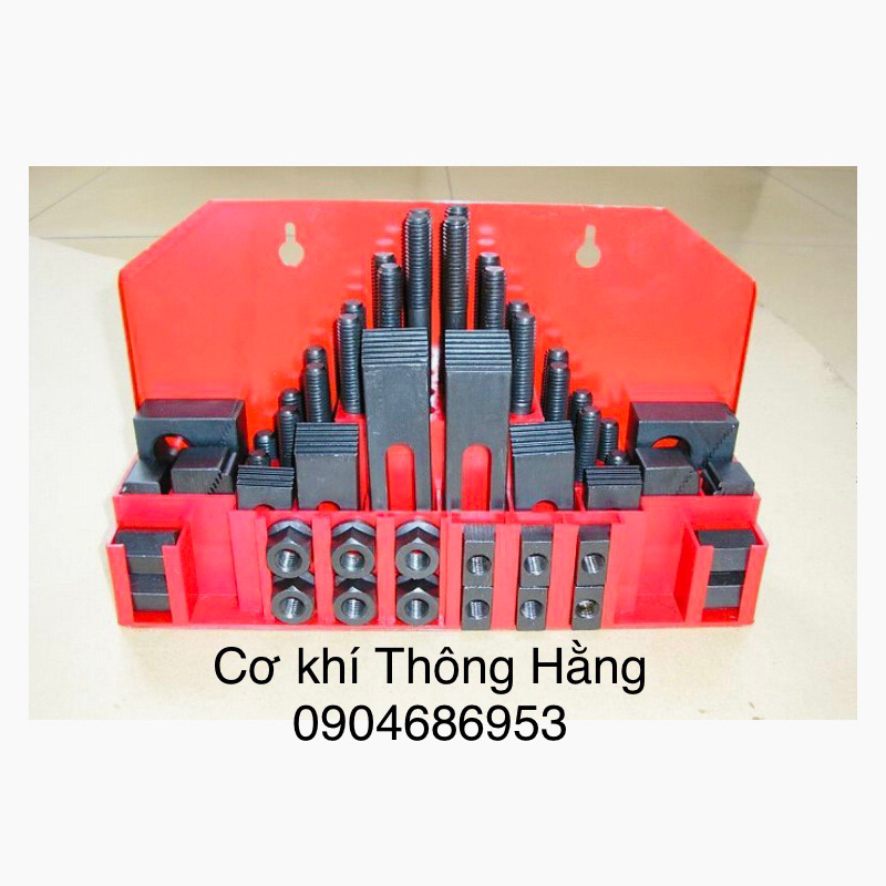 Bộ gá kẹp phôi 58 chi tiết, M12-14-16 giá rẻ