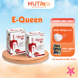 Vitamin E đỏ Queen HUTA PHAR (30v) chống lão hóa, ổn định nội tiết cho phụ nữ từ 12 tuổi trở lên