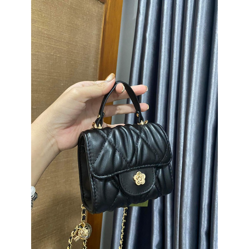 TÚI MINI HOA TRÀ NRETRO N9158 CHÍNH HÃNG DA NHÚN CỰC ÊM