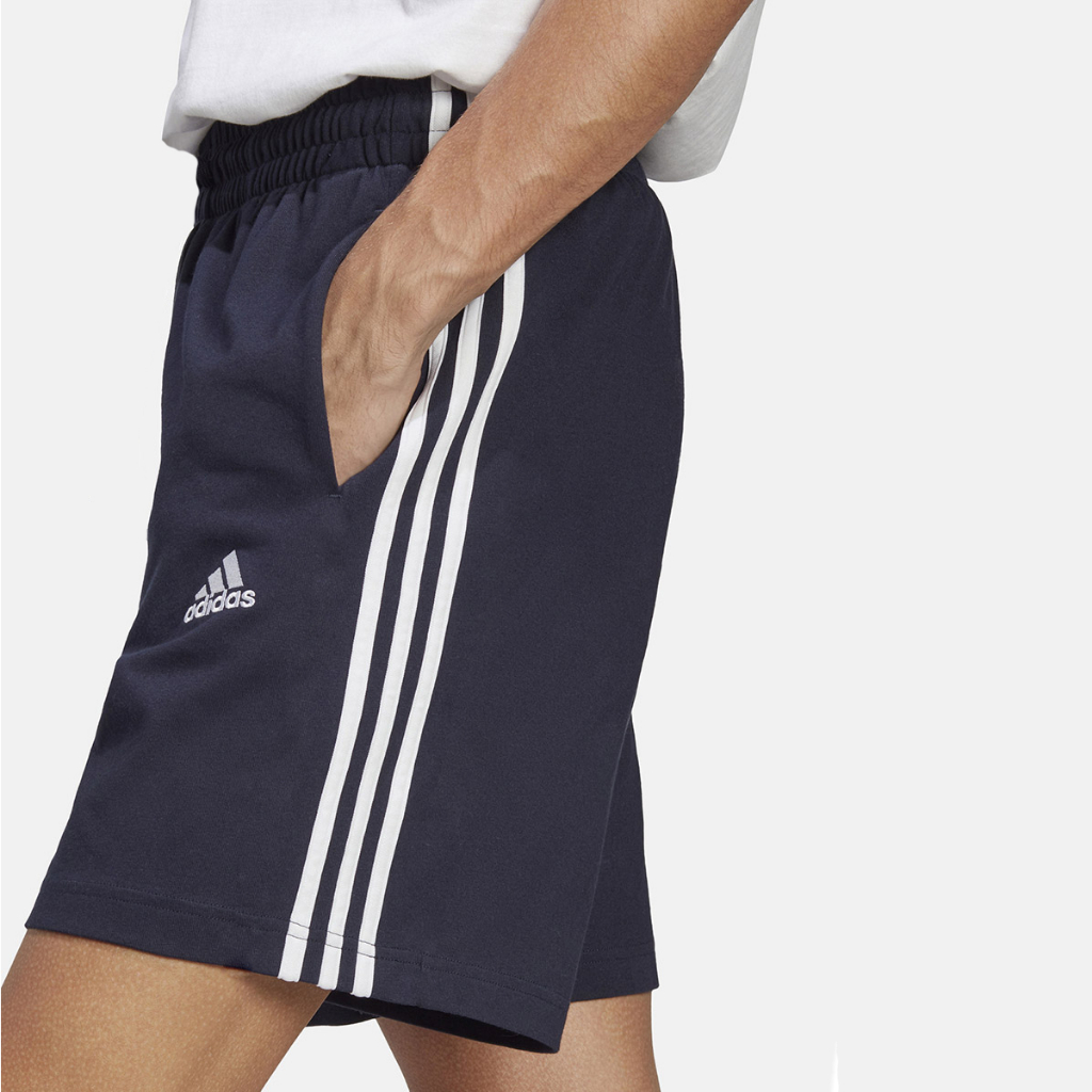 Quần Short Thể Thao Nam Adidas 3 Sọc Essentials - Đen / Navy