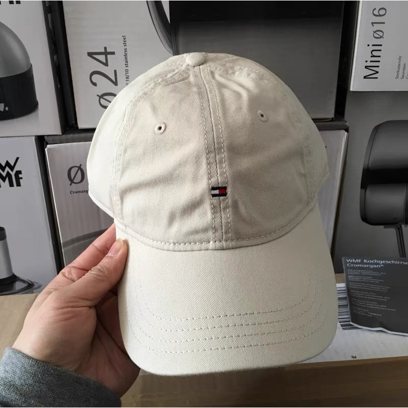 Mũ lưỡi trai kaki phom mềm thêu logo TOMI nam nữ phom dáng thoải mái thoáng mát