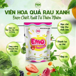 DẠNG VIÊN Giảm Cân Emodetox Toxi Fruit Mới Ra Mắt - giam can cap toc chi