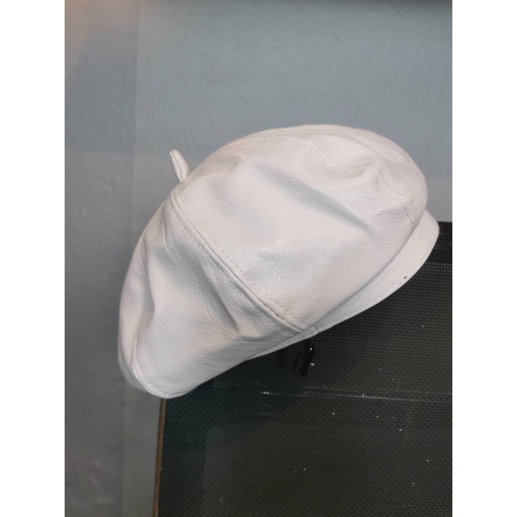 Mũ Nồi Bằng Da Pu phong cách Nhật Bản thời trang Nữ