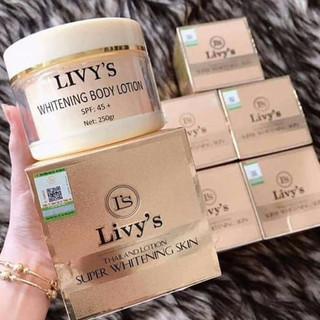 Kem body Livy's vàng 250gr chính hãng Thái Lan