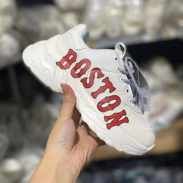 Giày 𝑴𝑳𝑩 Boston, NY màu trắng  chữ NY đen ,ny vàng bản đẹp Tăng chiều cao Nam Nữ