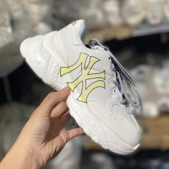 Giày 𝑴𝑳𝑩 Boston, NY màu trắng  chữ NY đen ,ny vàng bản đẹp Tăng chiều cao Nam Nữ