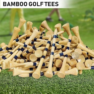 Tee gỗ, tee golf bằng gỗ tre, bamboo golf tee, tee golf gỗ bền đẹp 83mm