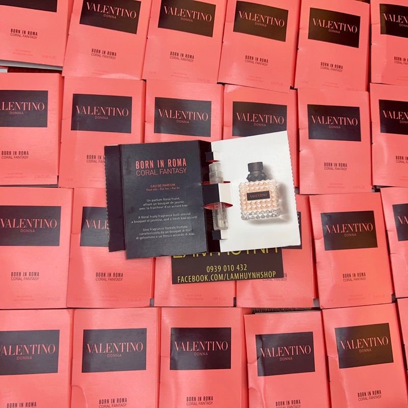 Vial Nước hoa Nữ VALENTINO DONNA BORN IN ROMA 1,2ml