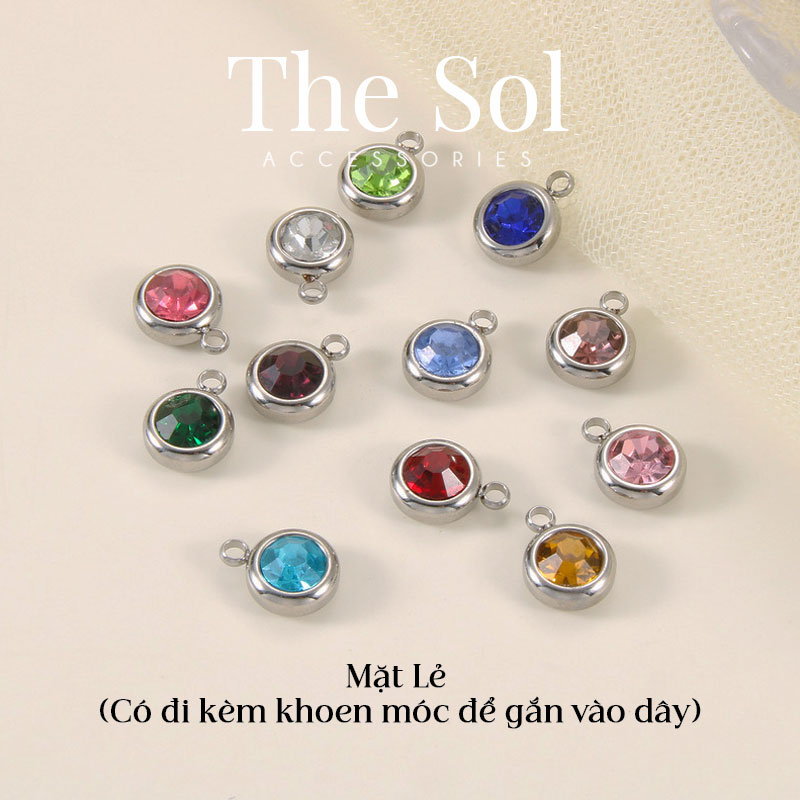 Dây Chuyền/ Vòng Cổ May Mắn Theo Tháng Sinh The Birthstone by thesol.accessories