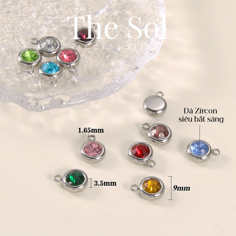 Dây Chuyền/ Vòng Cổ May Mắn Theo Tháng Sinh The Birthstone by thesol.accessories