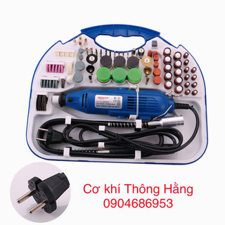 Bộ máy mài khắc 100 chi tiết chuyên dùng cắt, mài, đánh bóng khuôn, tặng kèm dây nối dài