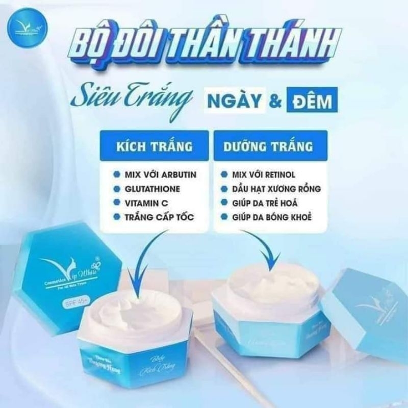 Combo body siêu trắng ngày và đêm