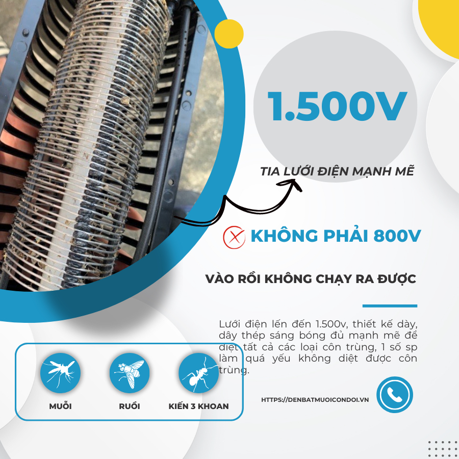 Đèn bắt muỗi Con Dơi model CN02