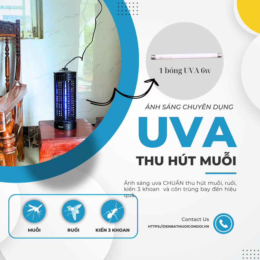 Đèn bắt muỗi Con Dơi model CN02