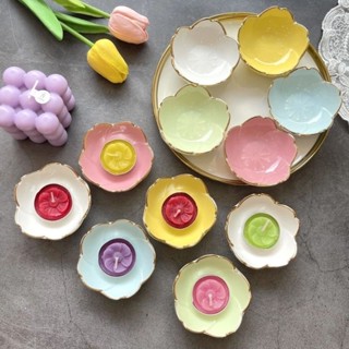 đĩa đựng nến đĩa sứ decor mâm cúng đồ thôi nôi Bếp mẹ Upin