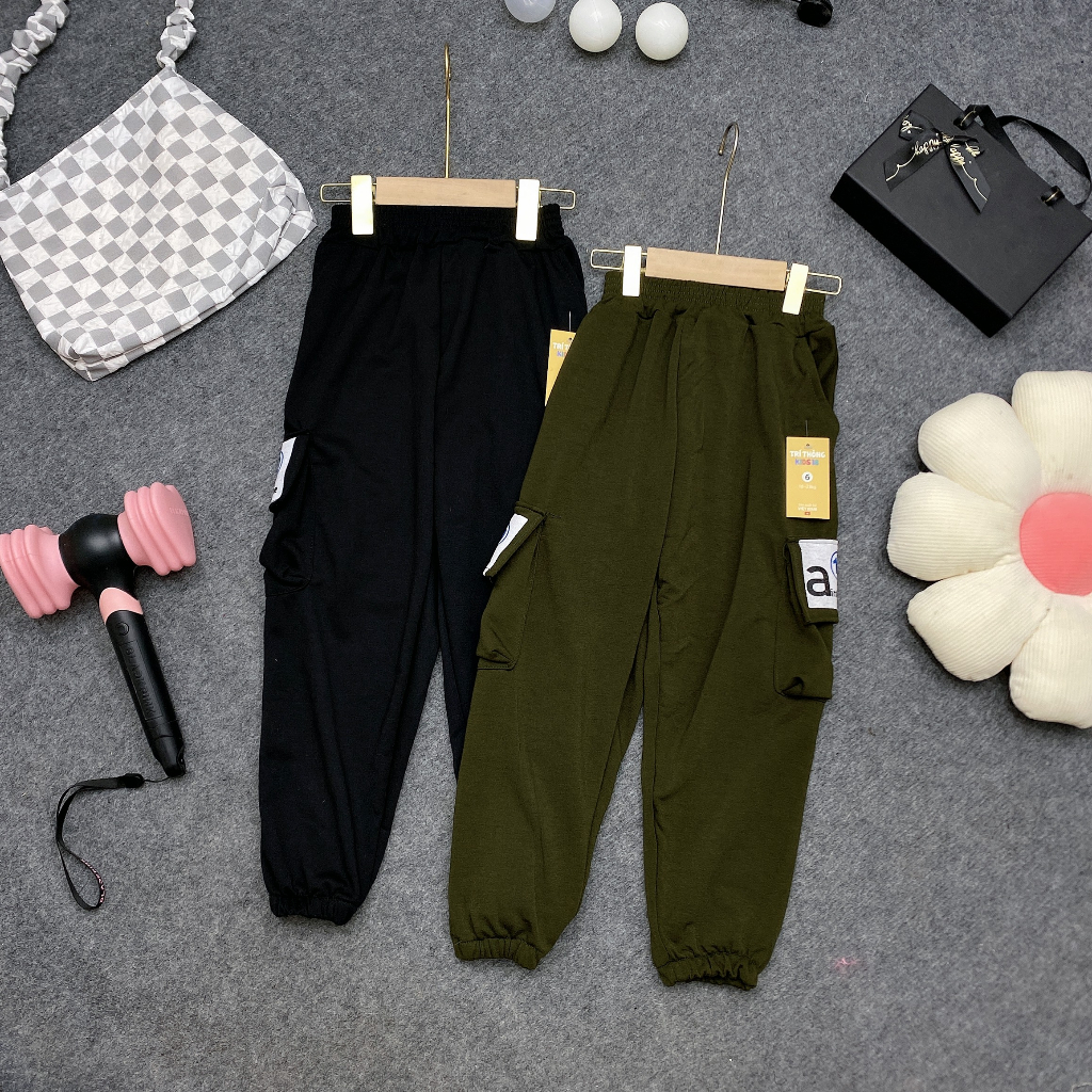 Quần nỉ thu đông túi hộp cho bé trai chữ "A" 18-48kg.Chất vải da cá mềm.phong cách năng động.BT22