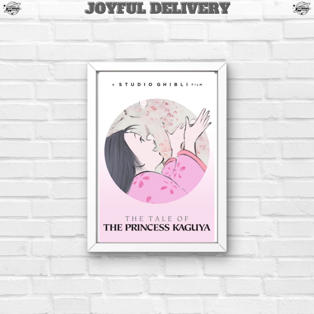 Poster dán tường, ảnh dán tường phim hoạt hình Ghibli Vô diện decor phòng chống nước bền màu khổ A4