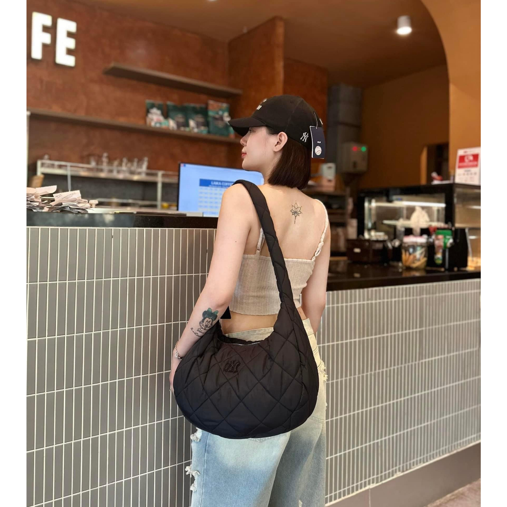 Túi Hobo Vải Dù Chống Thấm Nước Đeo Chéo/Đeo Vai - Hàng Xuất Dư Cao Cấp