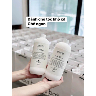 Cặp dầu gội xả batious trắng chính hãng - dầu gội xả dành cho tóc khô xơ,chẻ ngọn batious màu trắng 960ml