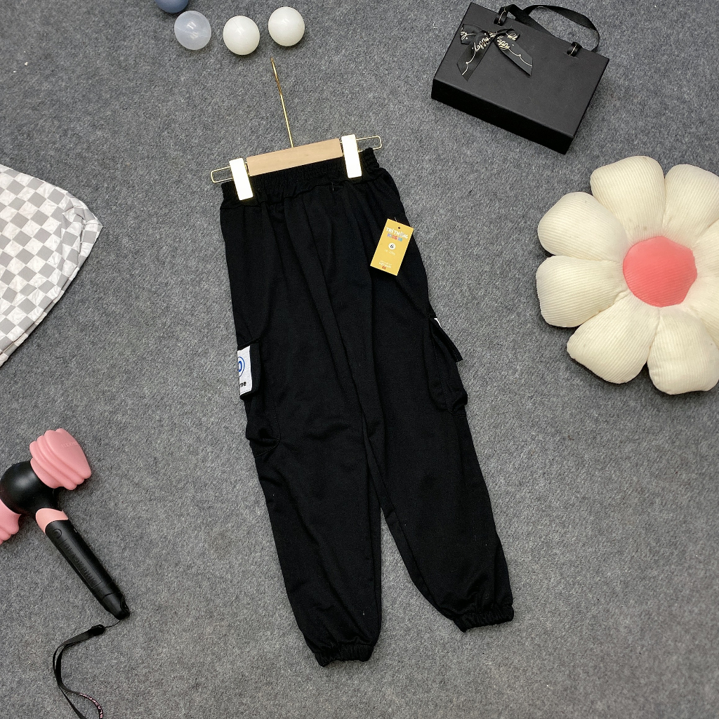 Quần nỉ thu đông túi hộp cho bé trai chữ "A" 18-48kg.Chất vải da cá mềm.phong cách năng động.BT22