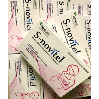 S-novitel bổ sung vi chất dinh dưỡng thiết yếu cho phụ nữ mang thai DHA/EPA
