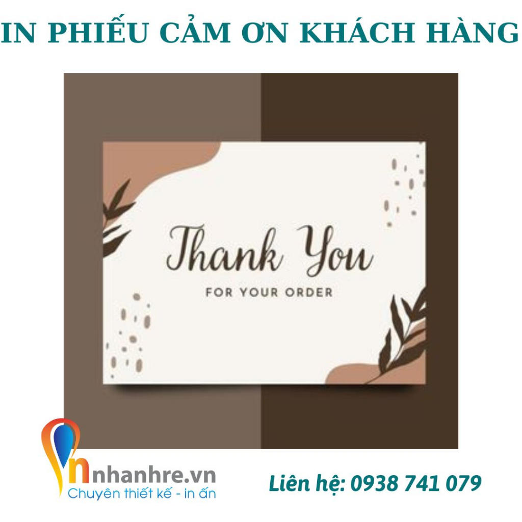 In card theo yêu cầu, in thẻ cảm ơn, thư cảm ơn khách hàng theo yêu cầu chất lượng và giá rẻ - INNHANHRE.VN