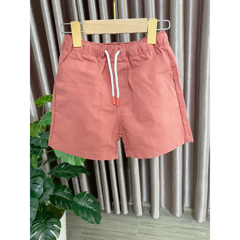 Short kaki bé trai co giãn, thoải mái size 12-40kg