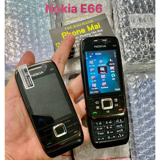 Điện thoại nắp trượt nokia E66 Có 3g, wifi Kèm Pin, Sạc giá rẻ- Bảo hành 12 tháng