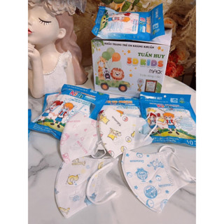 [ THÙNG 100 CÁI ] Khẩu Trang 5D Em Bé 3-8 Tuổi hiệu Tuấn Huy