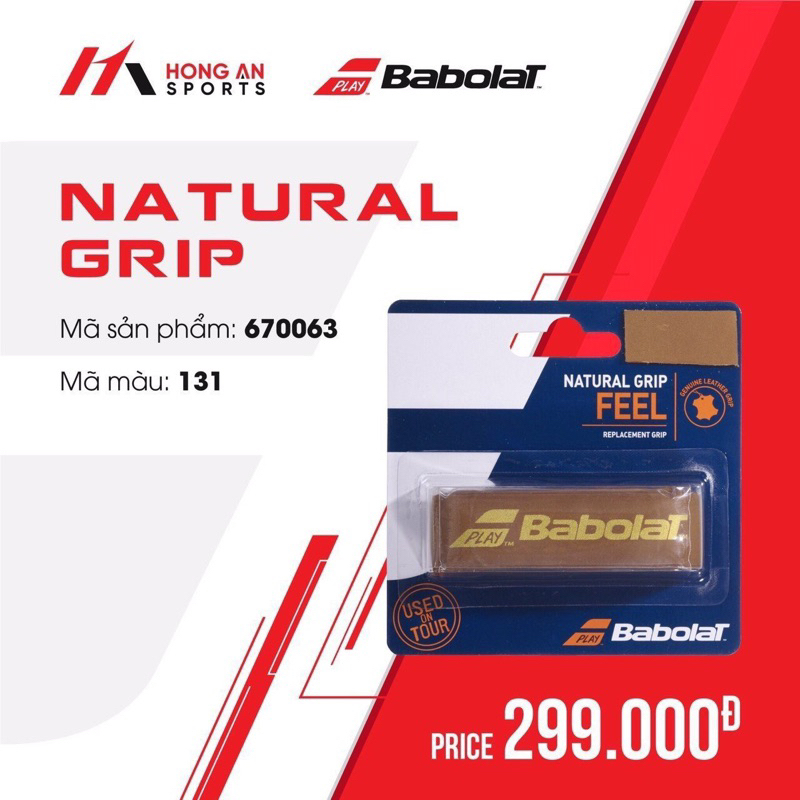Quấn cốt da tự nhiên BABOLAT NATURAL GRIP