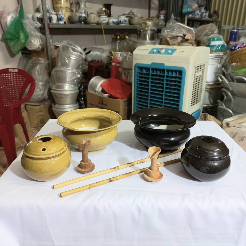 BỘ Đ.IẾU BÁT BÌNH DÂN, QUẢ THẮT NGẪNG, MEN BÓNG, NÕ GỖ, XE TRÚC