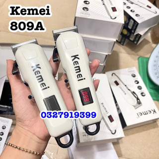 ✅reeship✅ Tông đơ cắt tóc cao cấp KEMEI 809A - màn hình hiển thị pin