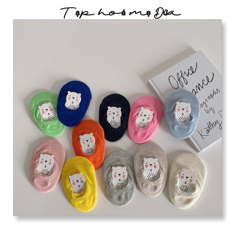 Tất vớ kiss baby tất bàn chân cho bé trai bé gái mùa thu đông