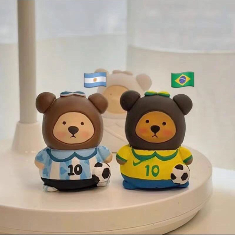 Tô Tượng Thạch Cao Gấu béo, gấu đeo túi siêu xinh