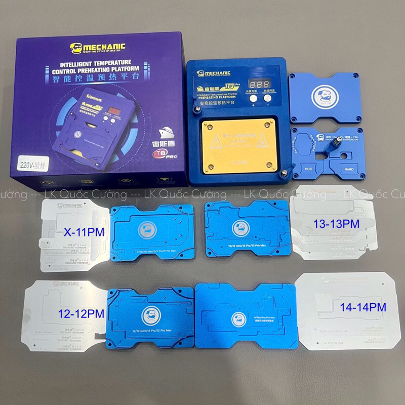 Full đế tách main kèm đổ viền chân Từ X đến 14Pm + tách CPU / FaceiD iT3 Pro Mechanic