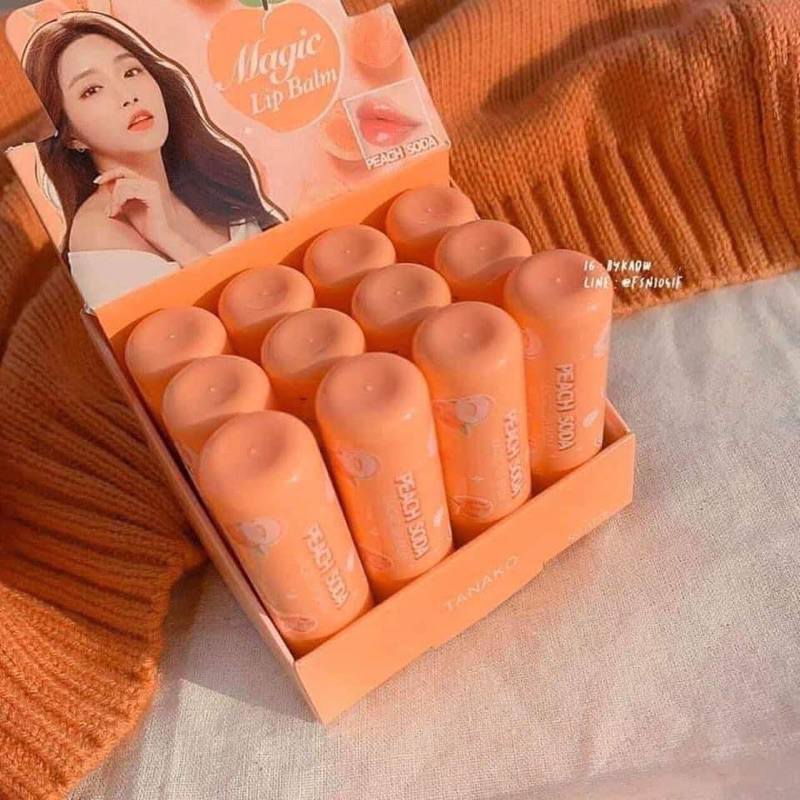 Son Dưỡng Môi Đào Tanako Thái Lan Magic Lip Balm 1 Cây