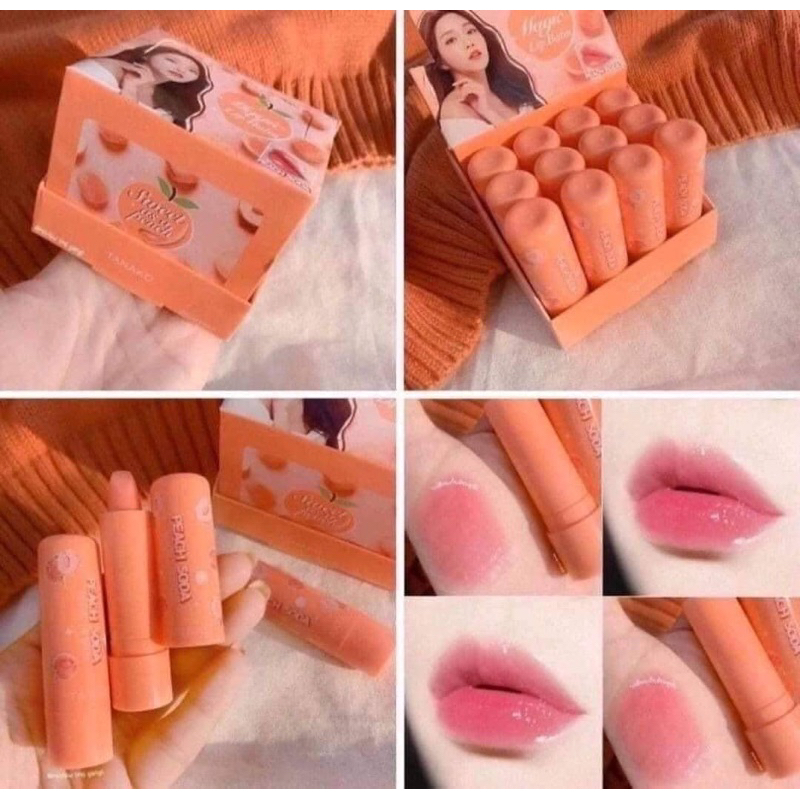 Son Dưỡng Môi Đào Tanako Thái Lan Magic Lip Balm 1 Cây