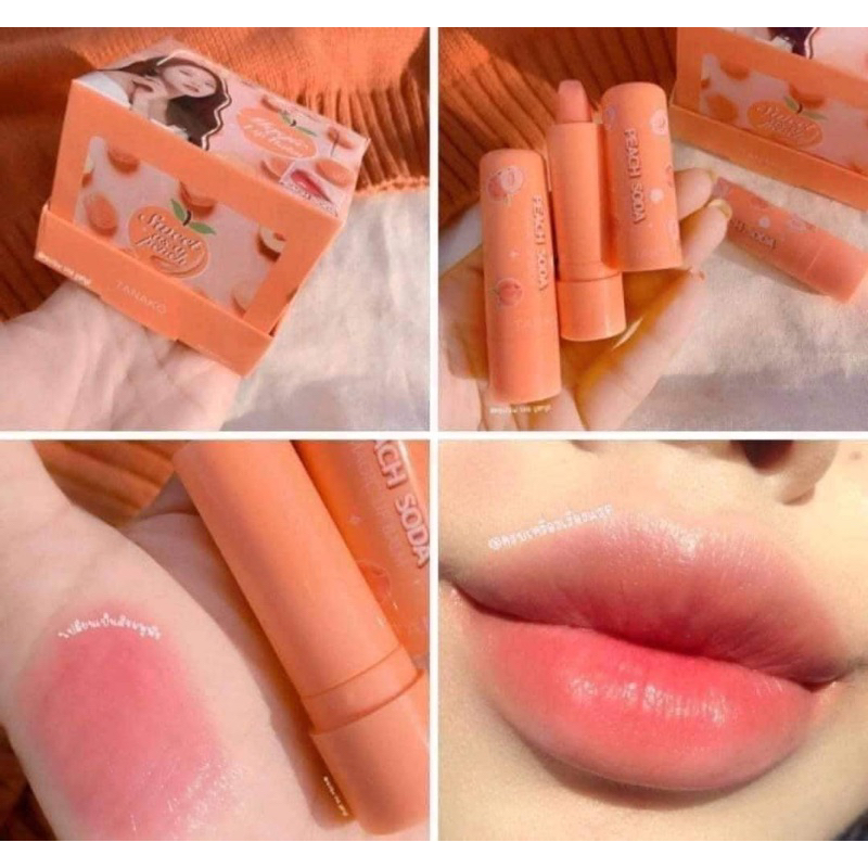 Son Dưỡng Môi Đào Tanako Thái Lan Magic Lip Balm 1 Cây