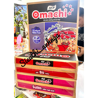 Mì Khoai Tây Omachi Sườn/Bò hầm/Hương Vị Riêu Cua Bắp Bò 30 gói x 80g