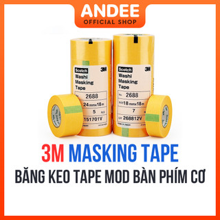 3M Masking Tape 2688 dùng để tape mod bàn phím cơ và nhiều công dụng khác