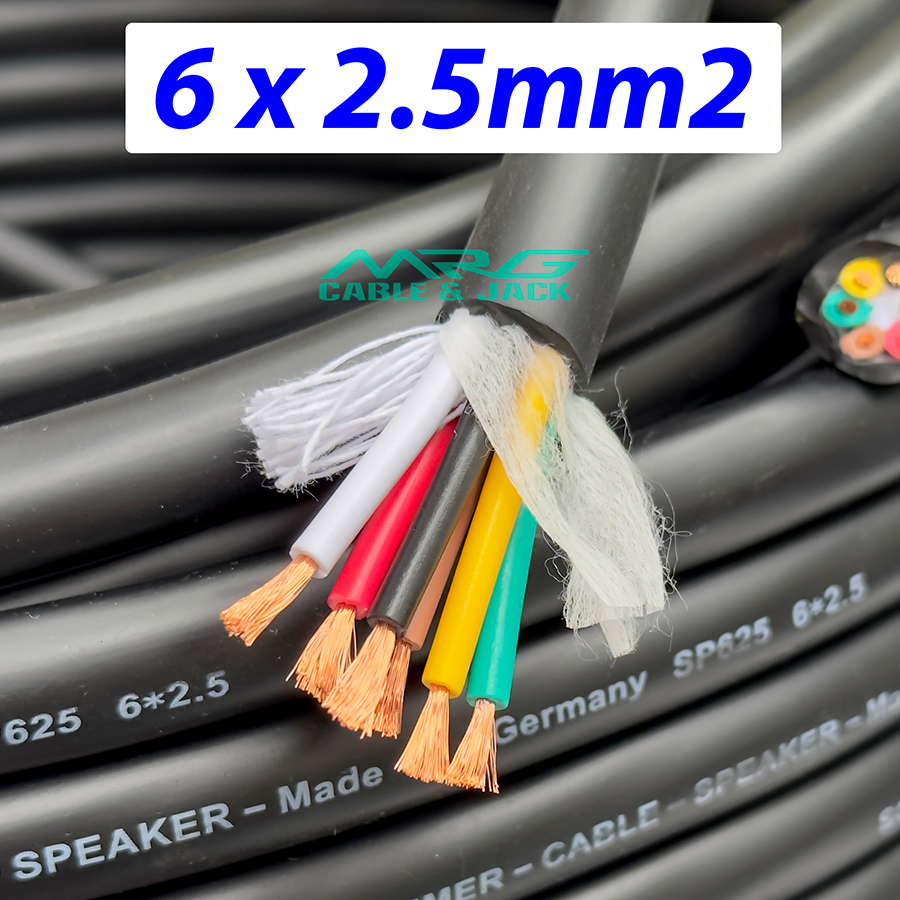 5met Dây Loa Sân Khấu 6 Lõi Đồng 6x2.5 và 6x1.5