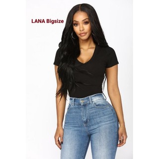 [BIGSIZE TỪ 55-90KG] Áo thun gân tăm , áo cổ tim