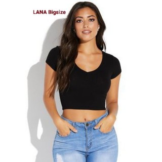 [BIGSIZE TỪ 55-90KG] Áo thun gân tăm , áo cổ tim