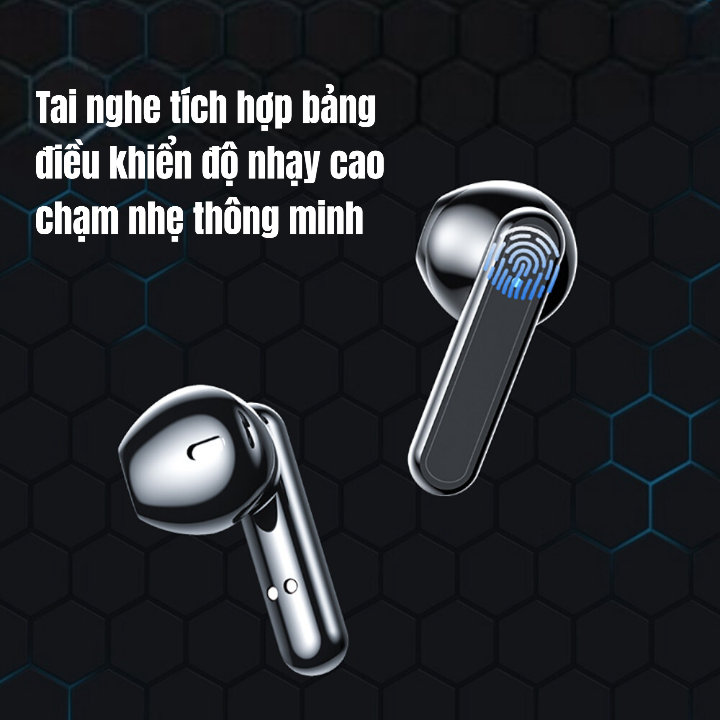 Tai Nghe Không Dây S20 - Bluetooth 5.3 Cao Cấp, Cảm Biến Vân Tay Nhạy, Tích Hợp Gương Và Màn Hình LED, Âm Thanh Hay