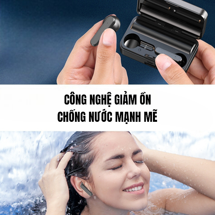 Tai Nghe Không Dây S20 - Bluetooth 5.3 Cao Cấp, Cảm Biến Vân Tay Nhạy, Tích Hợp Gương Và Màn Hình LED, Âm Thanh Hay