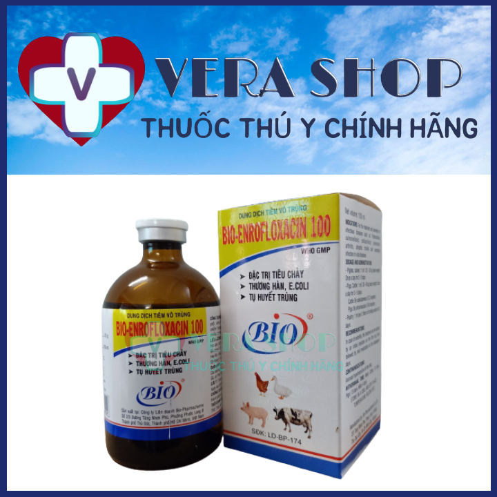 BIO ENROFLOXACIN 100 100ML - Dùng Cho Thú Y