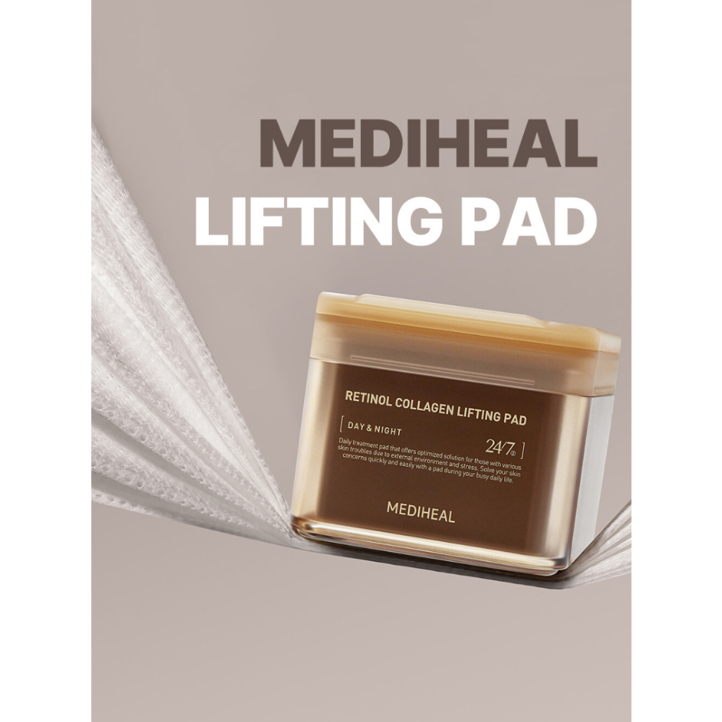 Pad săn chắc da chống lão hóa MEDIHEAL RETINOL COLLAGEN LIFTING PAD