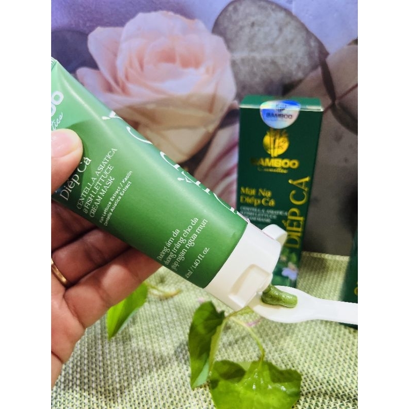 Mặt nạ diếp cá & tẩy da chết diếp cá Bamboo - giải cứu da mụn