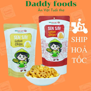 Combo 2 gói sen sấy giòn không đường mix hạt sen và củ sen siêu sạch thích hợp cho người ăn vặt healthy